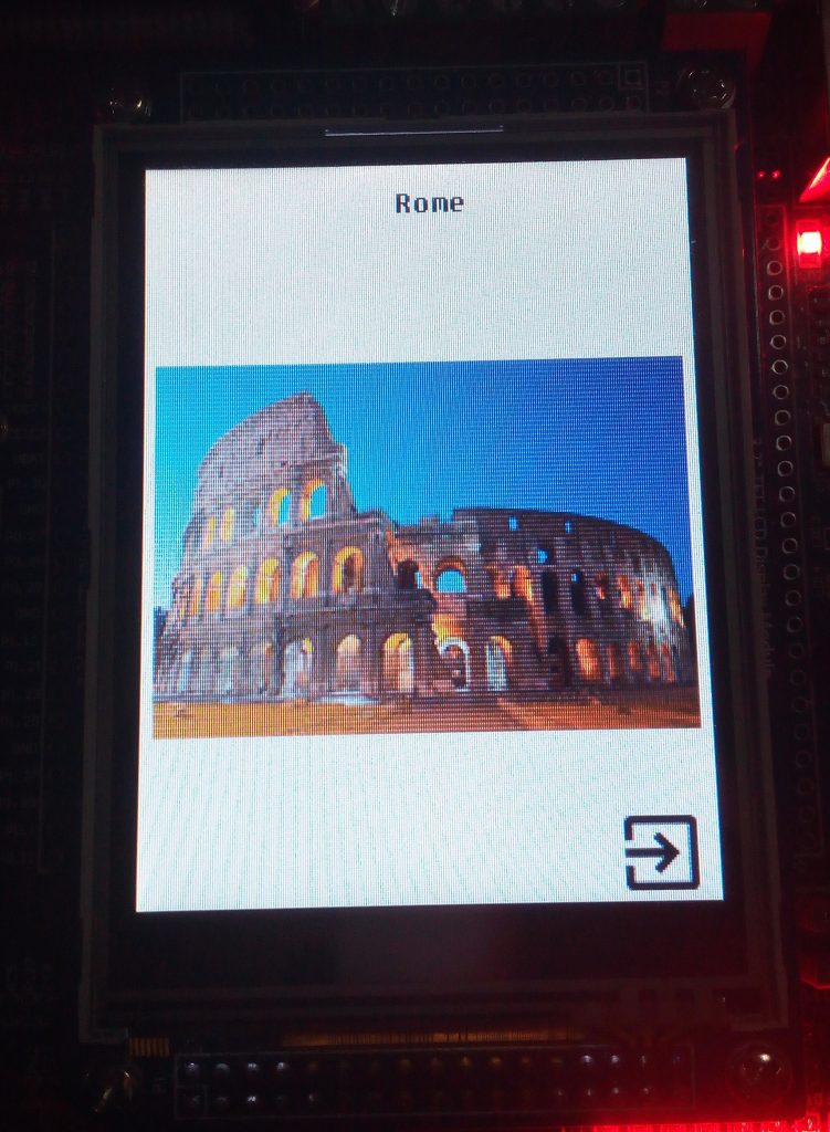 An example of an image inserted in the project application.